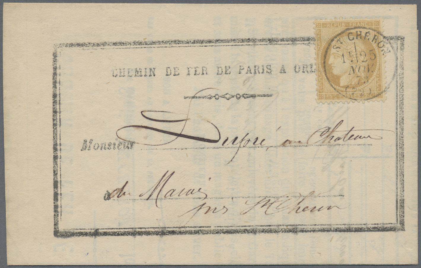 Br Frankreich: 1871/1876, CERES, lot of apprx. 64 covers/cards, showing many interesting frankings, mai