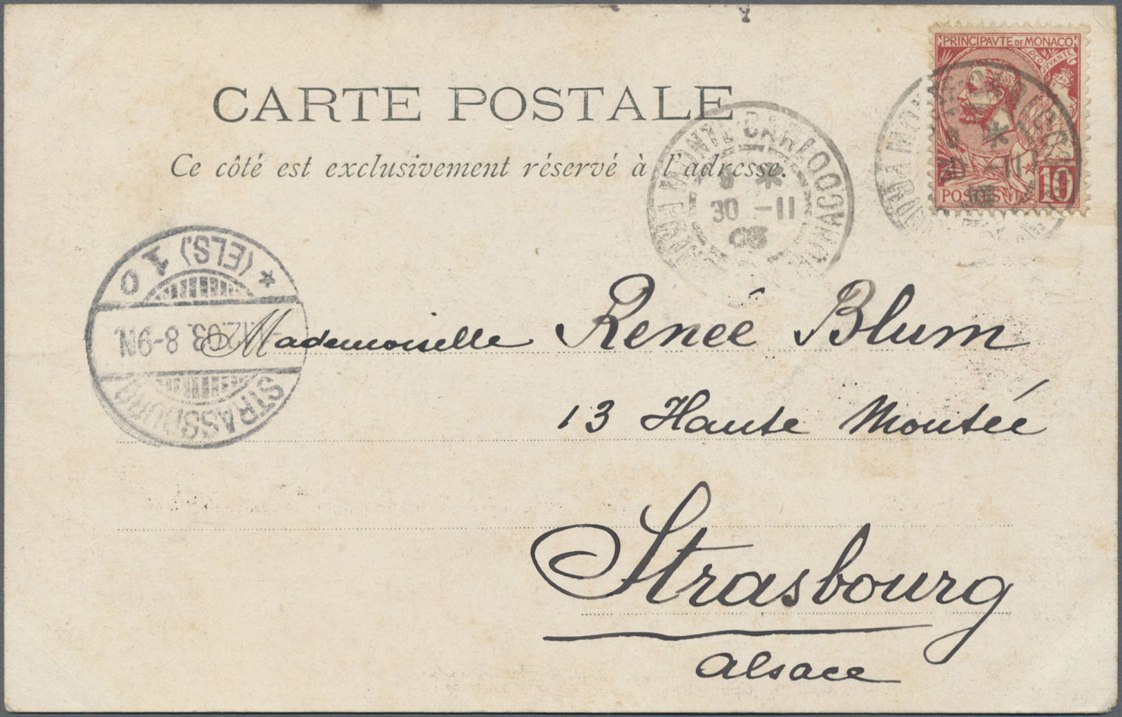 Br Frankreich: 1898/1900 (ca.), über 100 gelaufene Frankreich Postkarten mit einigen "Souvenir de...",