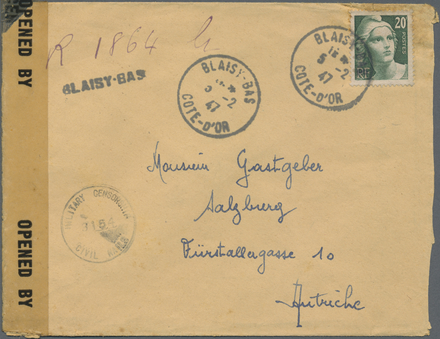 Br/GA/ Frankreich: 1900/1955, lot of ca. 65 letters, postcards, postal stationery and souvenier cards, many