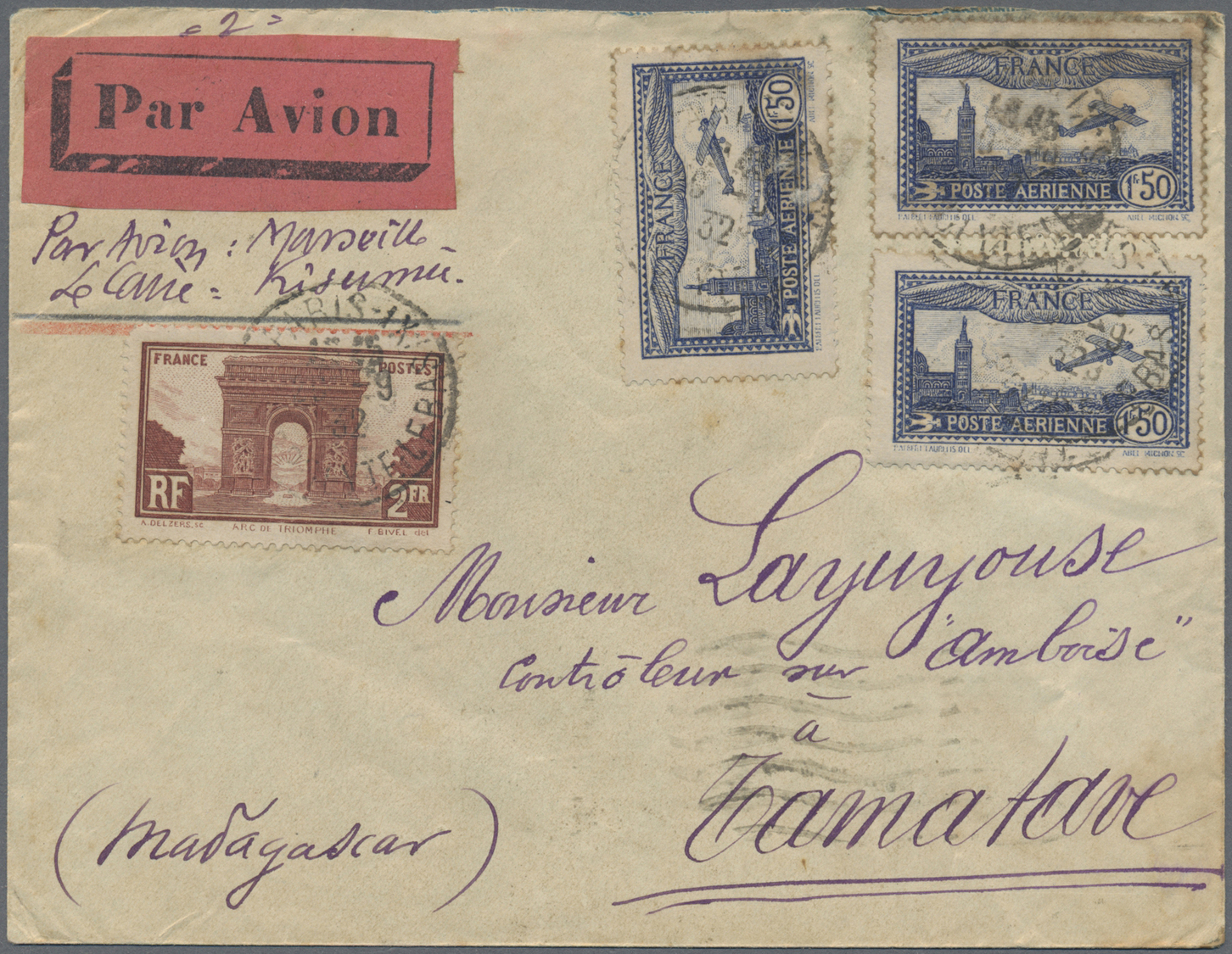 Br Frankreich: 1920/1970, Lot Of Ca. 118 Registered Letters With Many Intereseting Frankings, Special F - Gebruikt