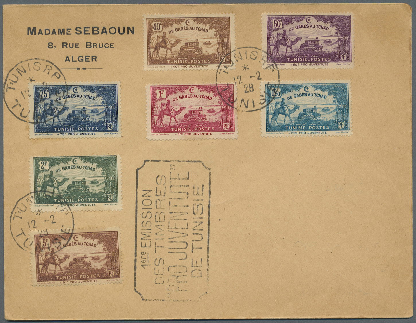 Br Frankreich: 1925/1962, Frankreich Und Kolonien, Partie Von Ca. 57 Belegen, Dabei Dekorative Flugpost - Used Stamps