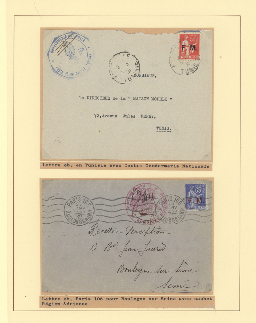 Br/O Frankreich: 1932/1941, Type "PAIX", Specialised Collection On 36 Album Pages, Showing Colours/shades - Used Stamps