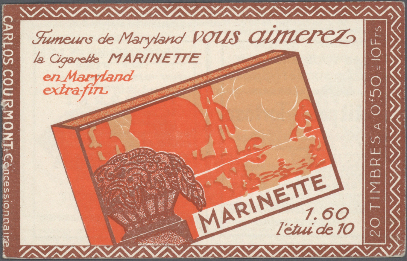 Frankreich - Markenheftchen: 1916/1940 (ca.), BOOKLET COVERS, accumulation of apprx. 150 booklet cov