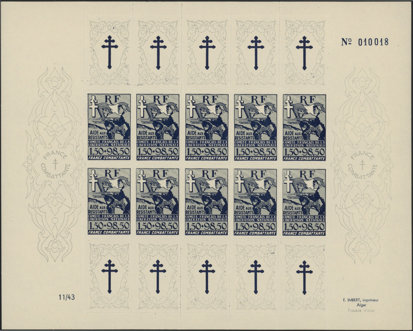 ** Französische Post In Der Levante: 1925-45, Collection With Syria T.E.O. Overprinted Gutter Blocks, F - Altri & Non Classificati