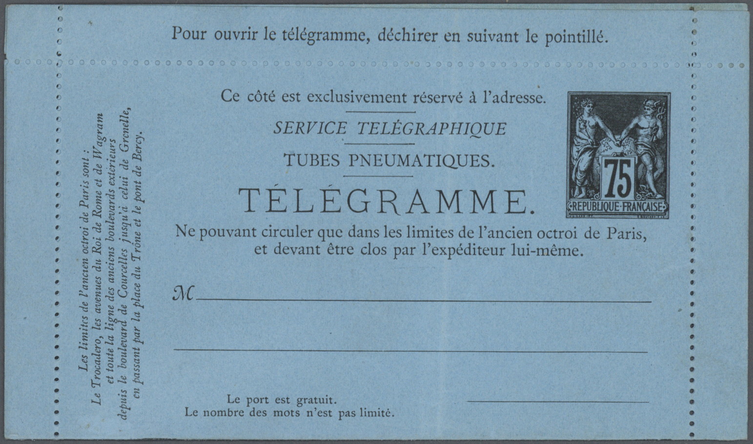GA Frankreich - Ganzsachen: 1875/1910 (ca.), Sammlung Von Etwa 140 Alten Ganzsachen Bzw. Postkarten-Vor - Altri & Non Classificati