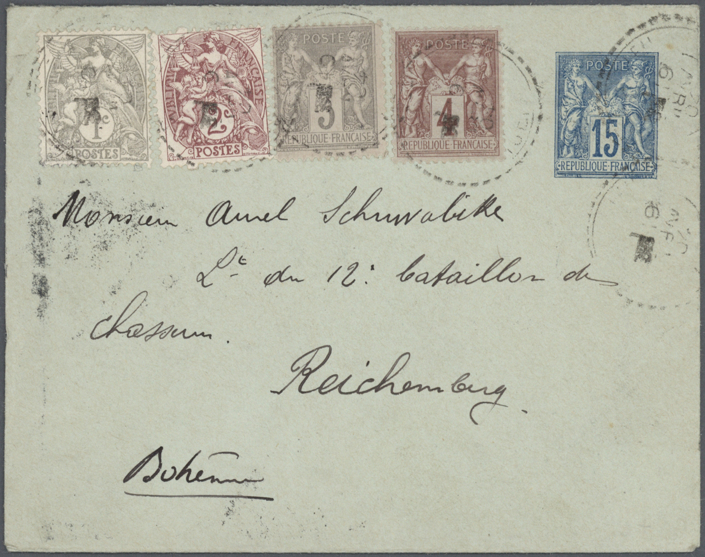 GA Frankreich - Ganzsachen: 1875/1910 (ca.), Sammlung Von Etwa 140 Alten Ganzsachen Bzw. Postkarten-Vor - Other & Unclassified