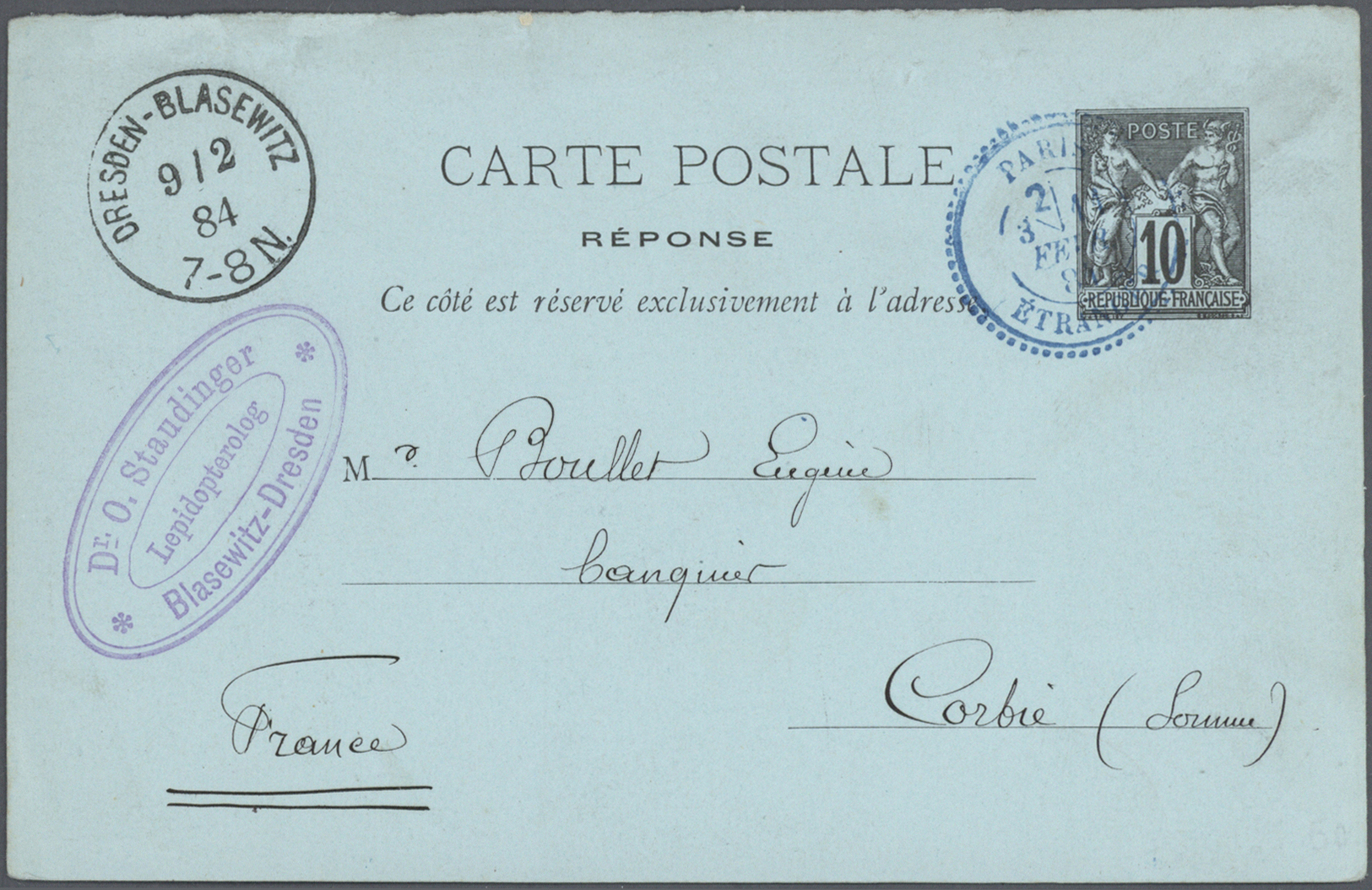 GA Frankreich - Ganzsachen: 1875/1910 (ca.), Sammlung von etwa 140 alten Ganzsachen bzw. Postkarten-Vor