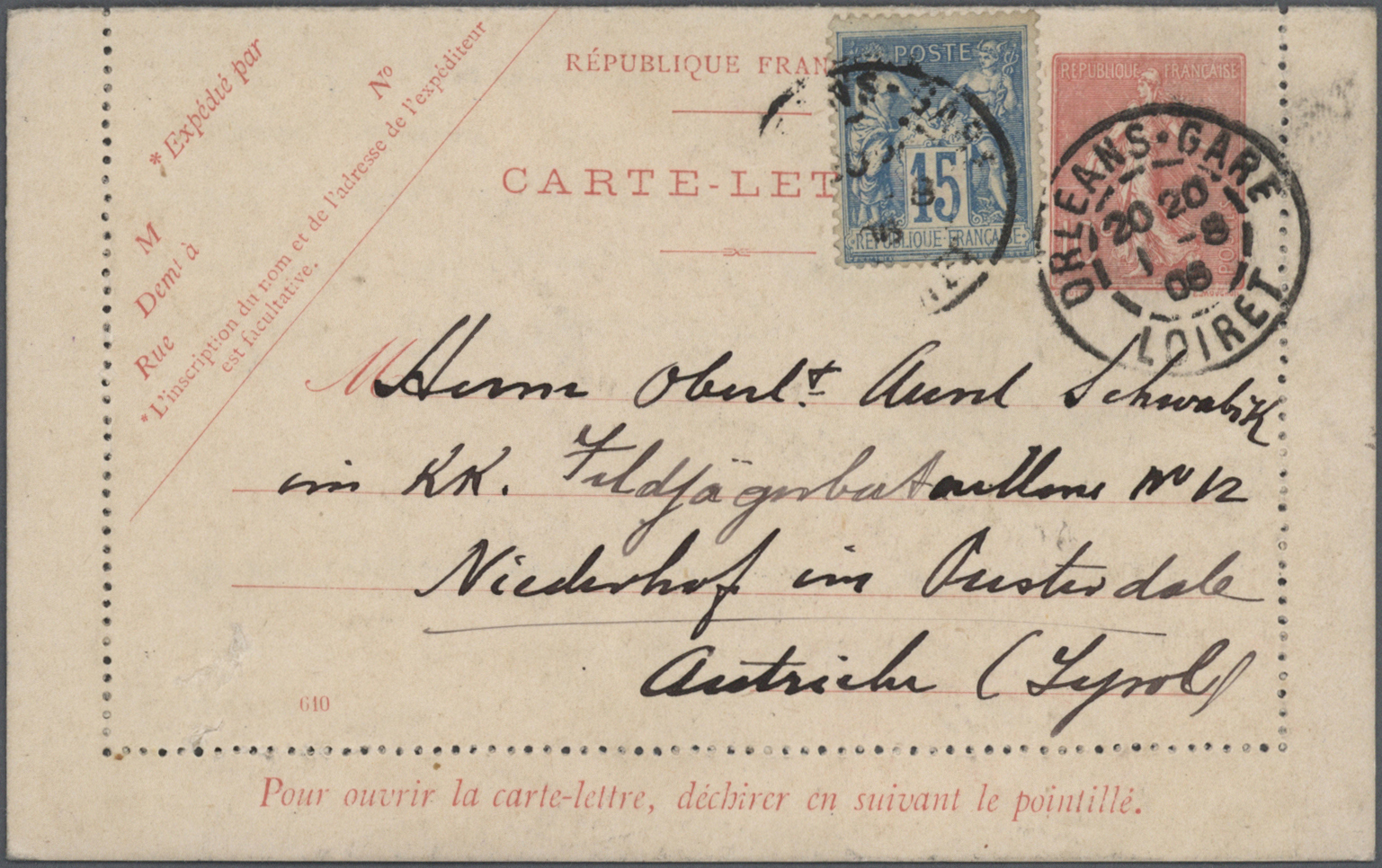 GA Frankreich - Ganzsachen: 1875/1910 (ca.), Sammlung von etwa 140 alten Ganzsachen bzw. Postkarten-Vor