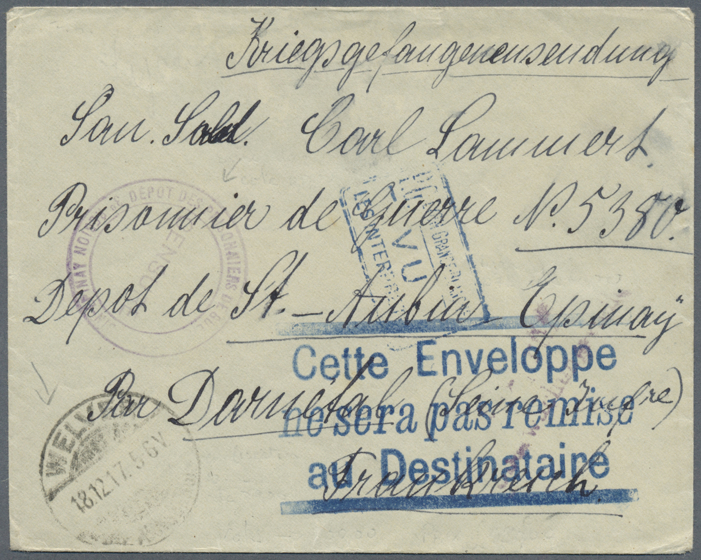 Br Frankreich - Militärpost / Feldpost: 1808/1945 (ca.), Unusual Accumulation With 53 Military Covers I - Guerre (timbres De)