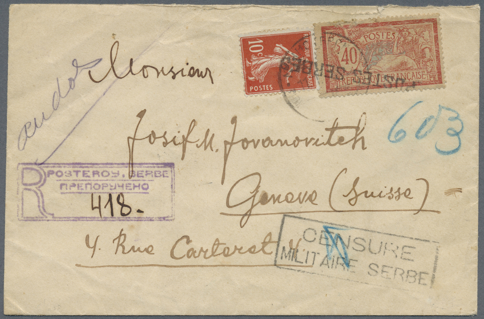 Br Frankreich - Militärpost / Feldpost: 1808/1945 (ca.), Unusual Accumulation With 53 Military Covers I - War Stamps