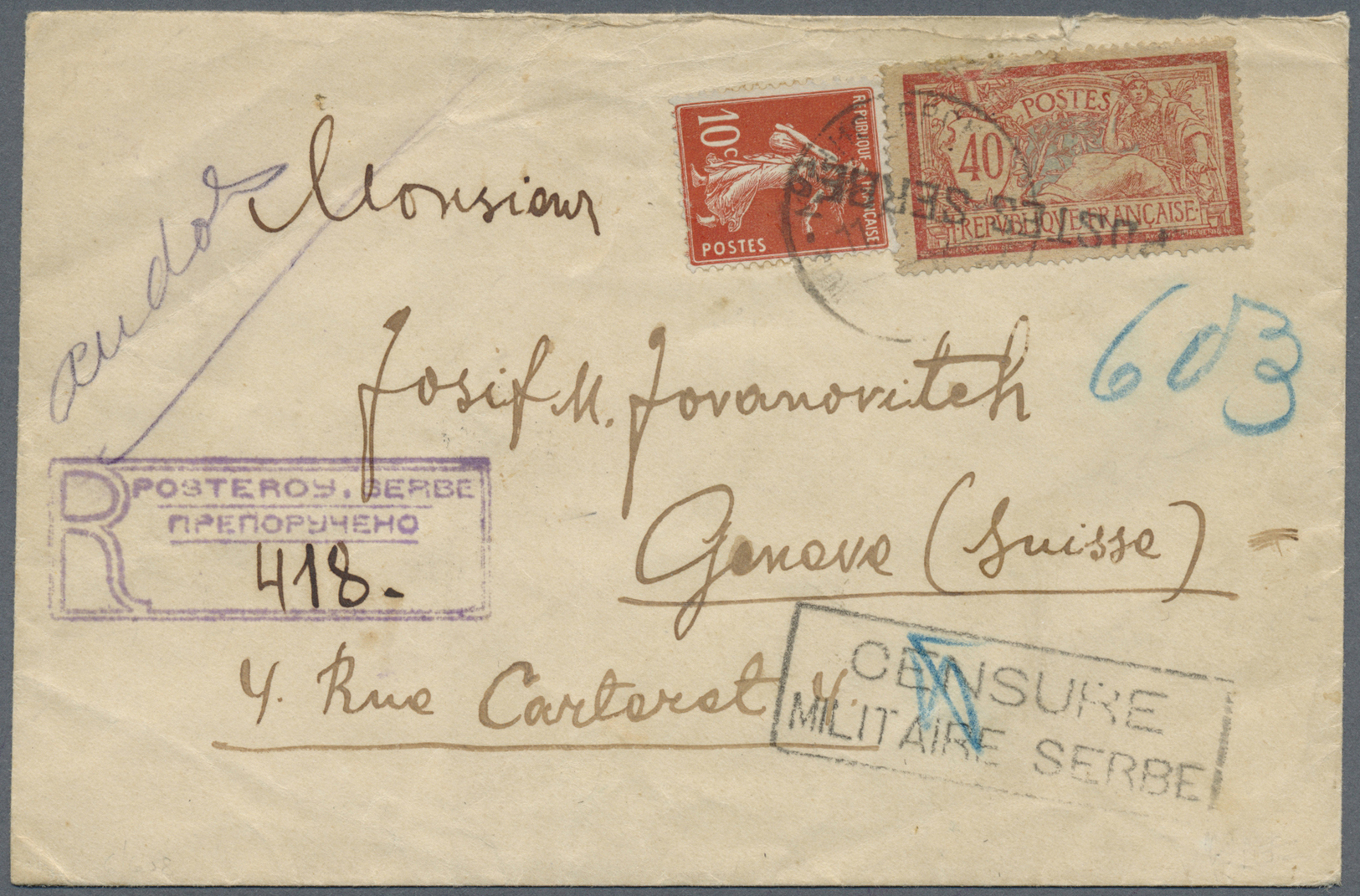 Br Frankreich - Militärpost / Feldpost: 1808/1945 (ca.), Unusual Accumulation With 53 Military Covers I - Guerre (timbres De)