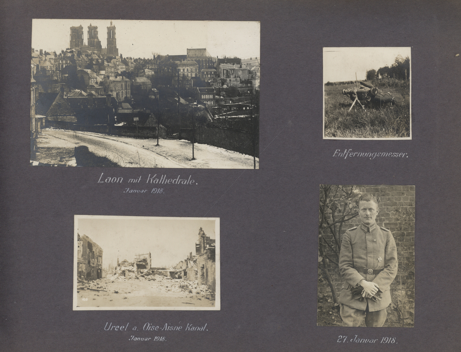 Frankreich - Besonderheiten: 1914/1918: Photo Album From A Geram Division In France. ÷ 1914/1918: Or - Other & Unclassified