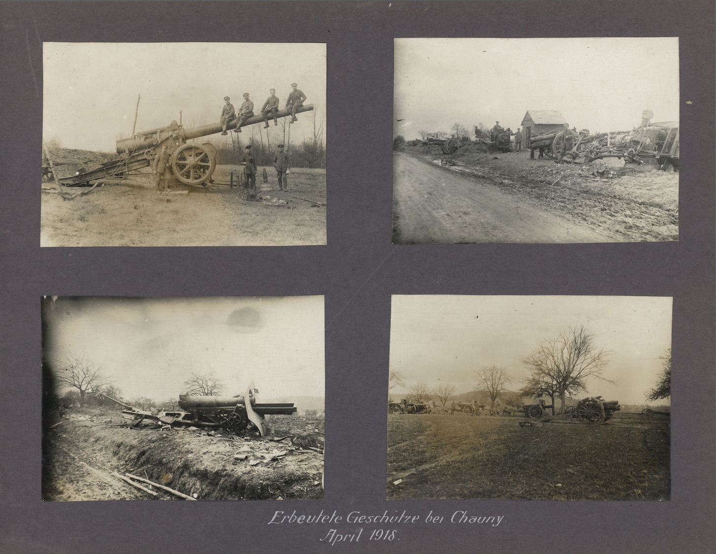 Frankreich - Besonderheiten: 1914/1918: Photo Album From A Geram Division In France. ÷ 1914/1918: Or - Other & Unclassified