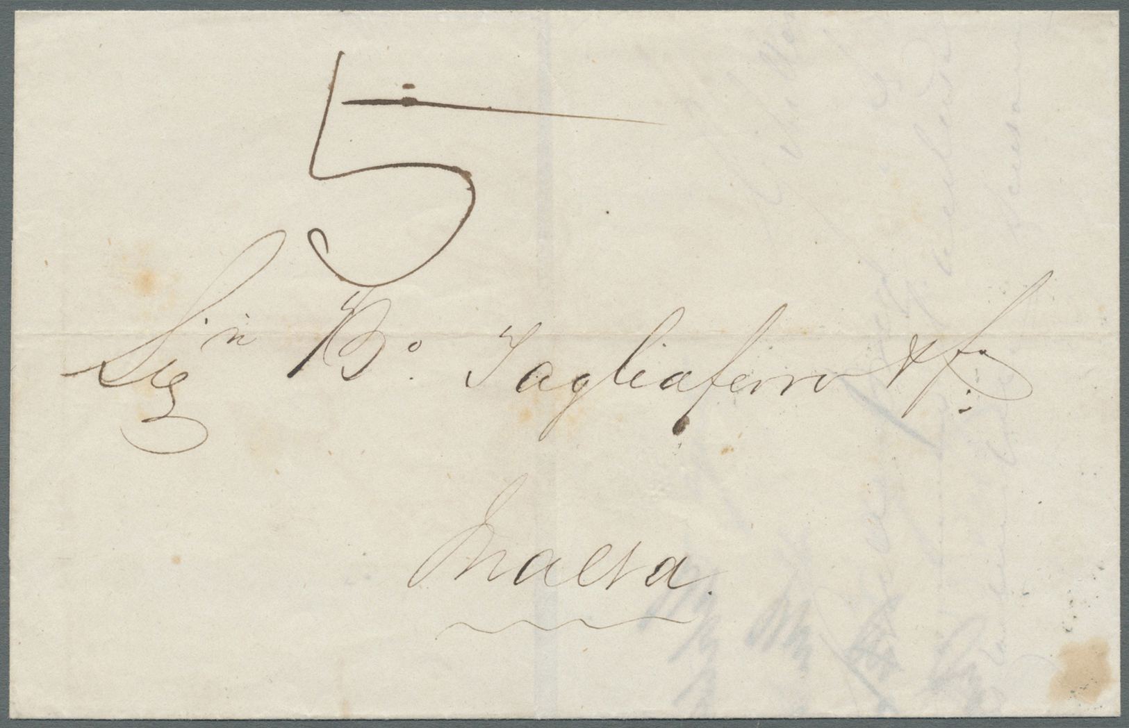 GA/Br Gibraltar: 1824/1980, Interesting Lot With 155 Items With Many Good Stampless Early Covers, Registra - Gibilterra