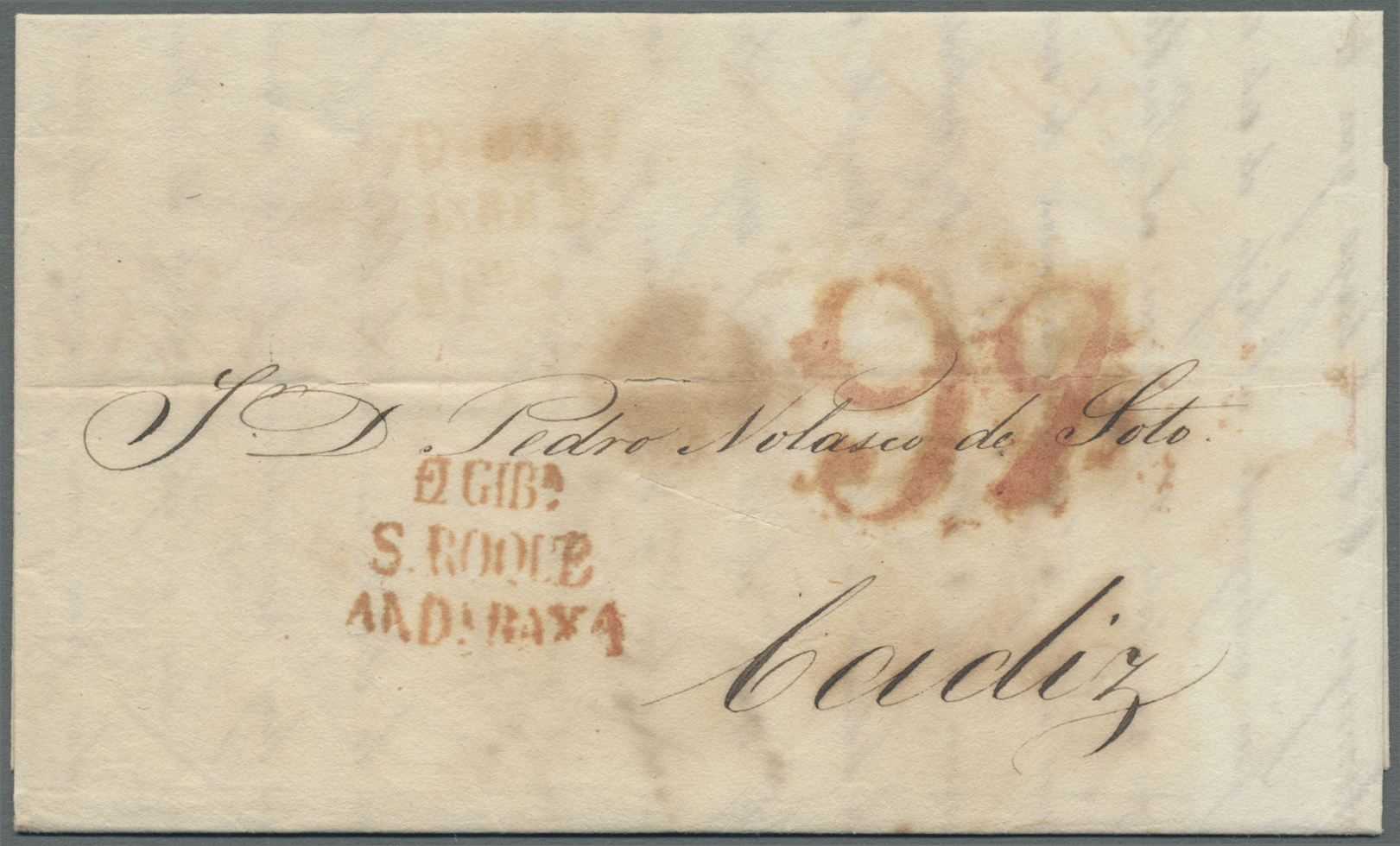 GA/Br Gibraltar: 1824/1980, interesting Lot with 155 items with many good stampless early covers, registra