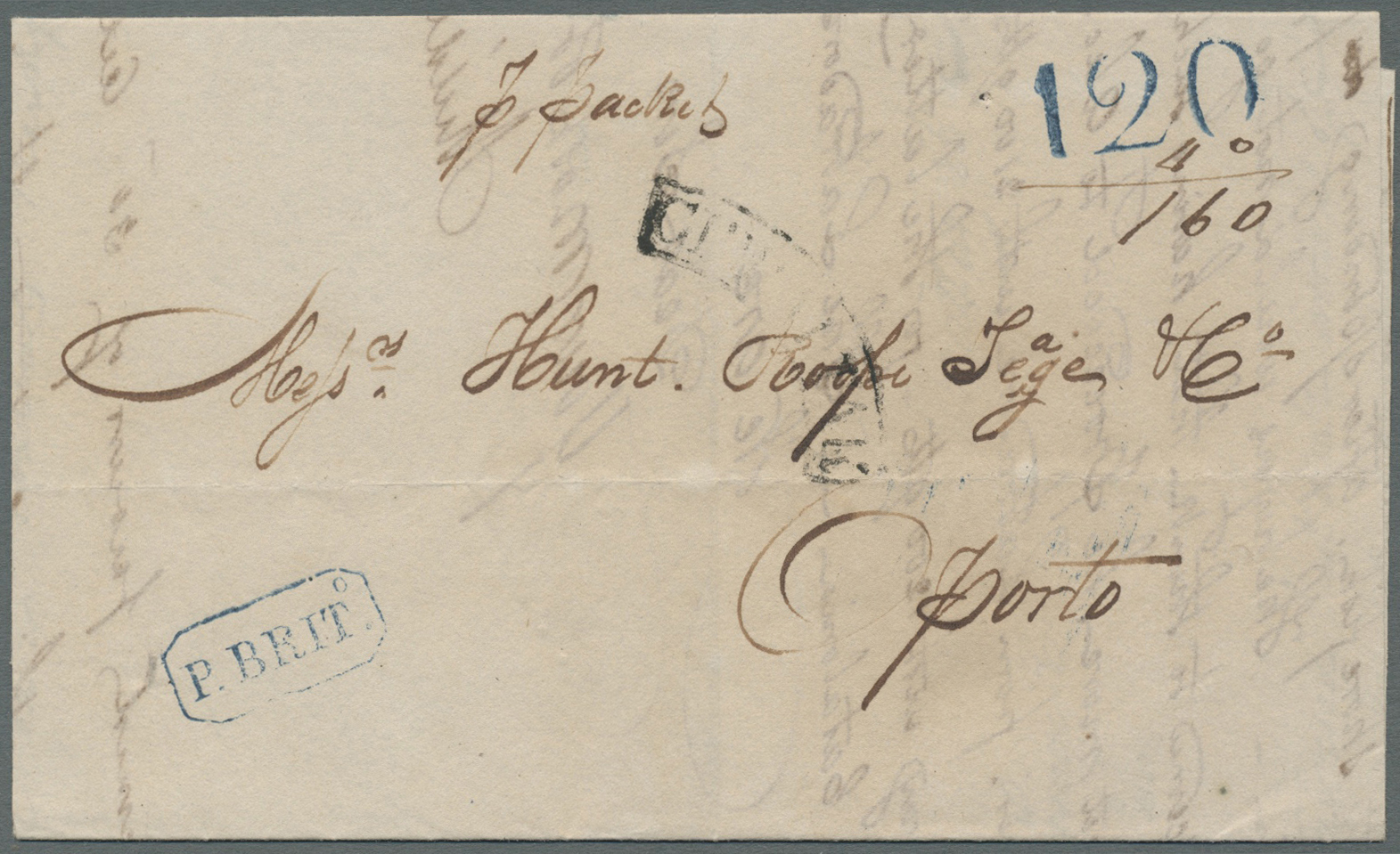 GA/Br Gibraltar: 1824/1980, interesting Lot with 155 items with many good stampless early covers, registra