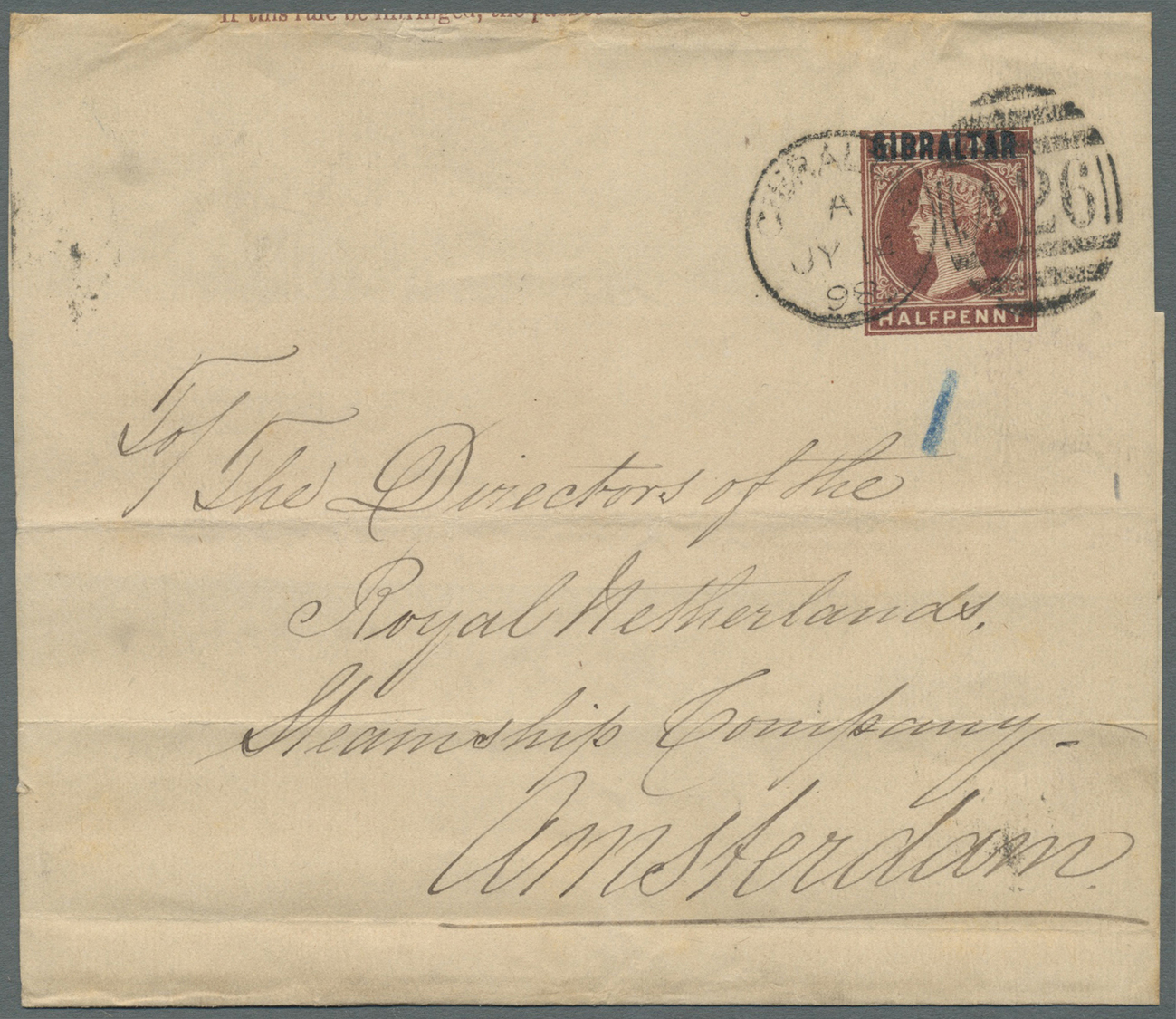 GA/Br Gibraltar: 1824/1980, interesting Lot with 155 items with many good stampless early covers, registra