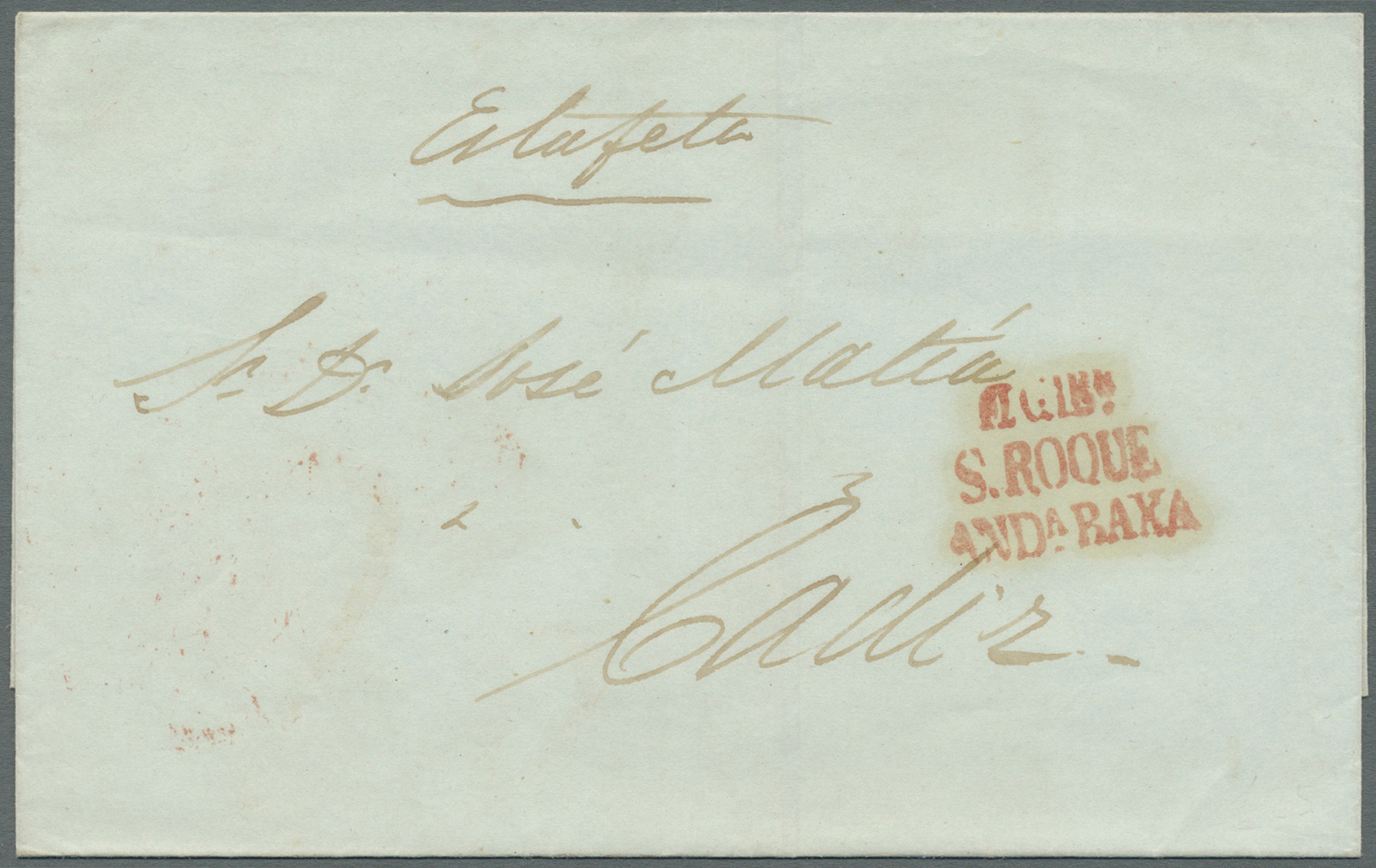 GA/Br Gibraltar: 1824/1980, interesting Lot with 155 items with many good stampless early covers, registra