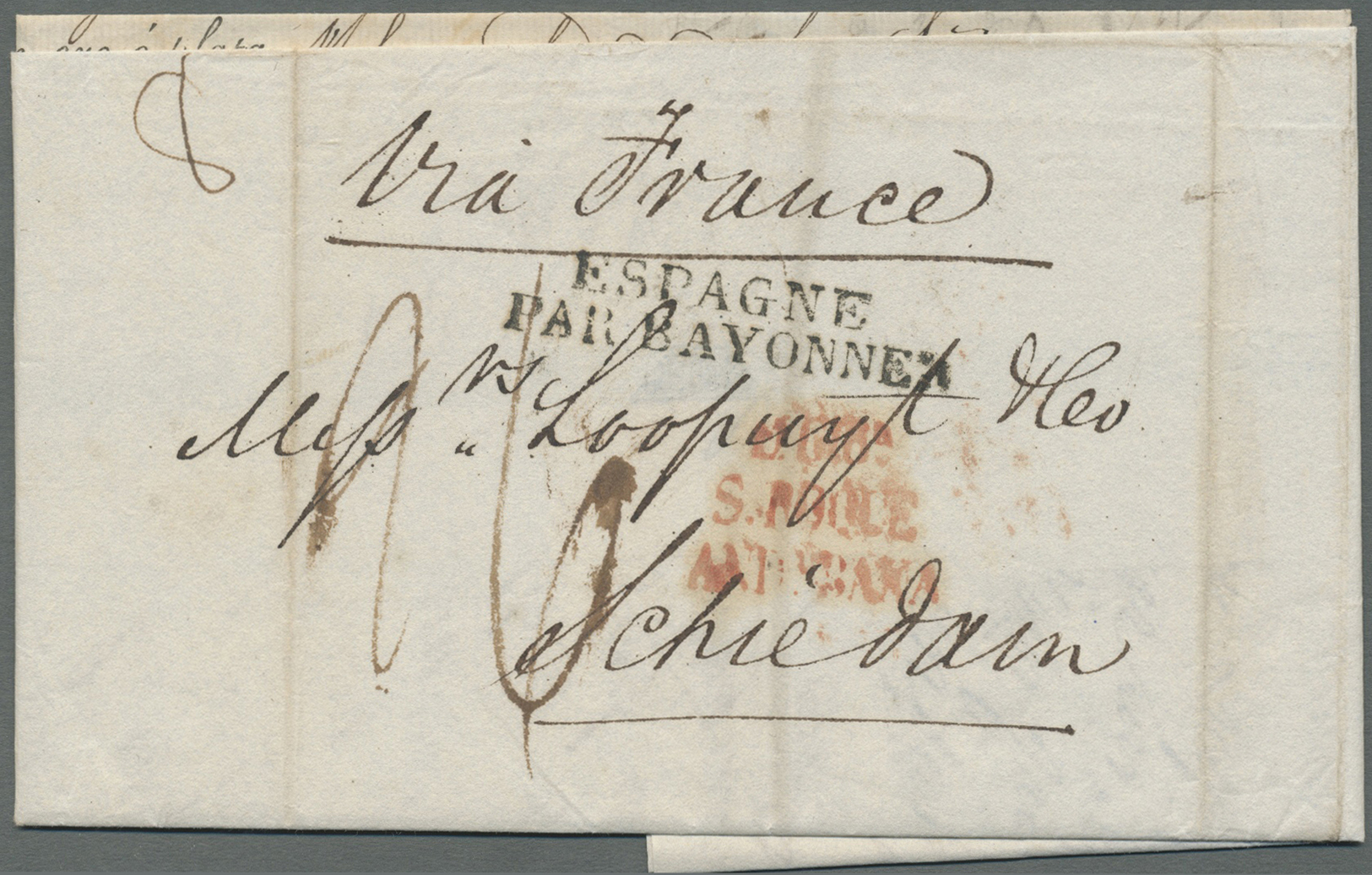 GA/Br Gibraltar: 1824/1980, interesting Lot with 155 items with many good stampless early covers, registra