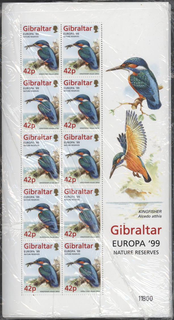 ** Gibraltar: 1994/2000, Gigantic Stock Of The Europa Issues, Always In Complete Little Sheets, Often I - Gibraltar