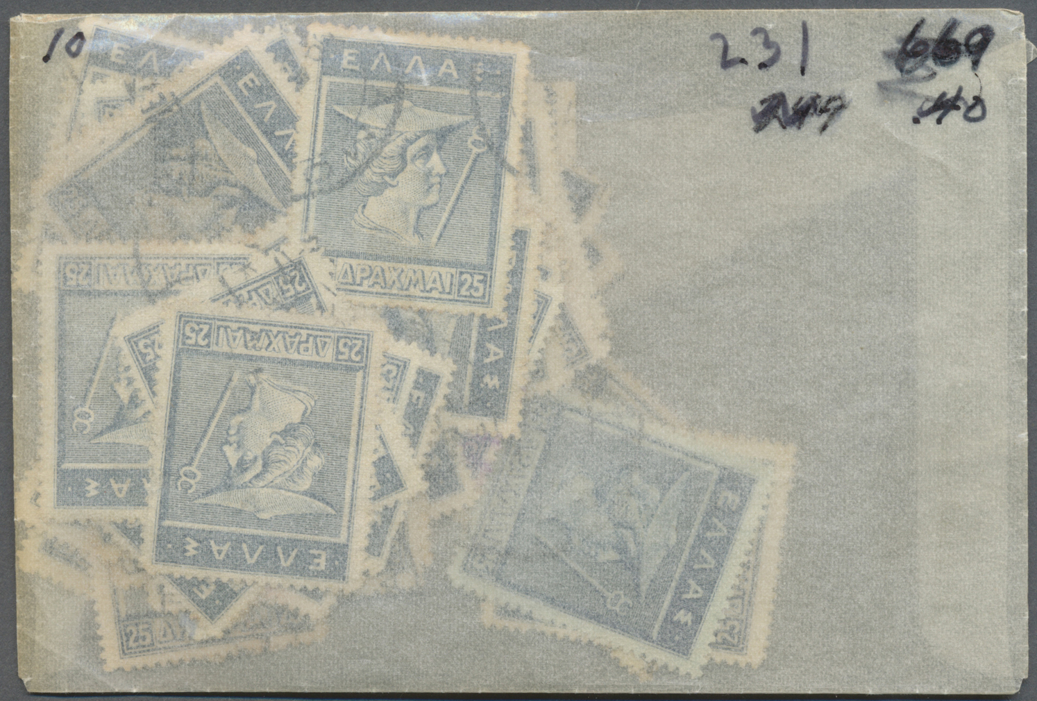 O/**/* Griechenland: 1901/1917, Definitives "Hermes" And "Iris", Comprehensive Accumulation Of Several Hund - Storia Postale