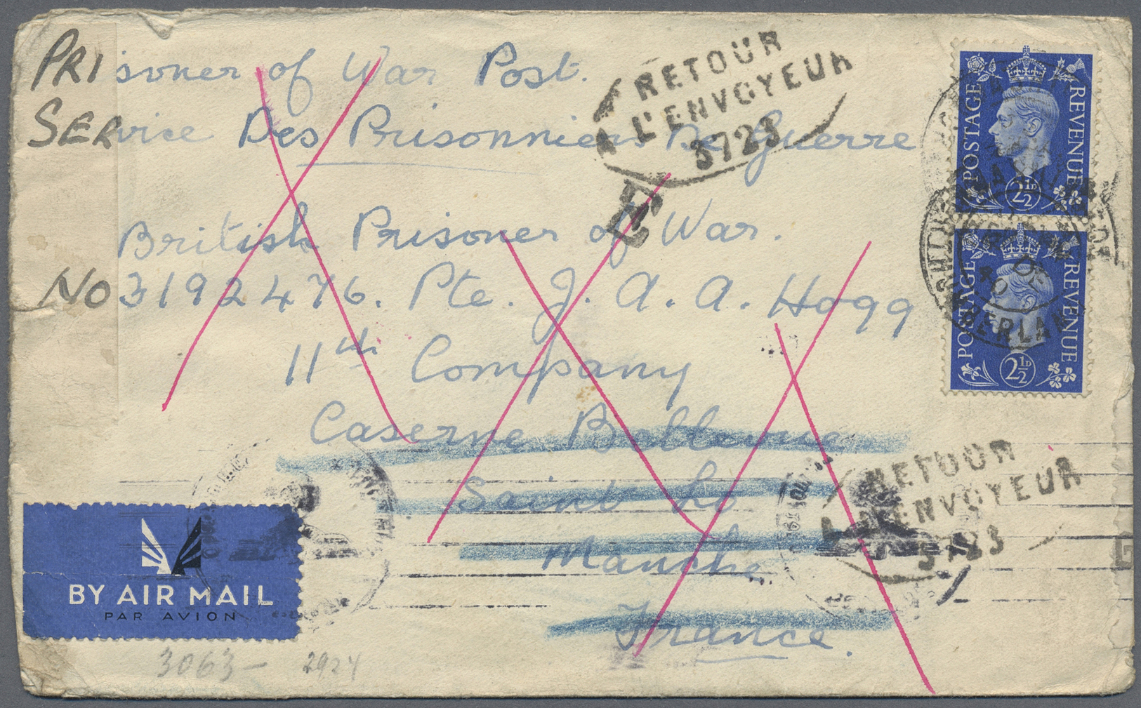 Br Grossbritannien Und Kolonien: 1915/1937, Fieldpost WWII And Later: Accumulation Of Ca. 340 Cards And - Other & Unclassified