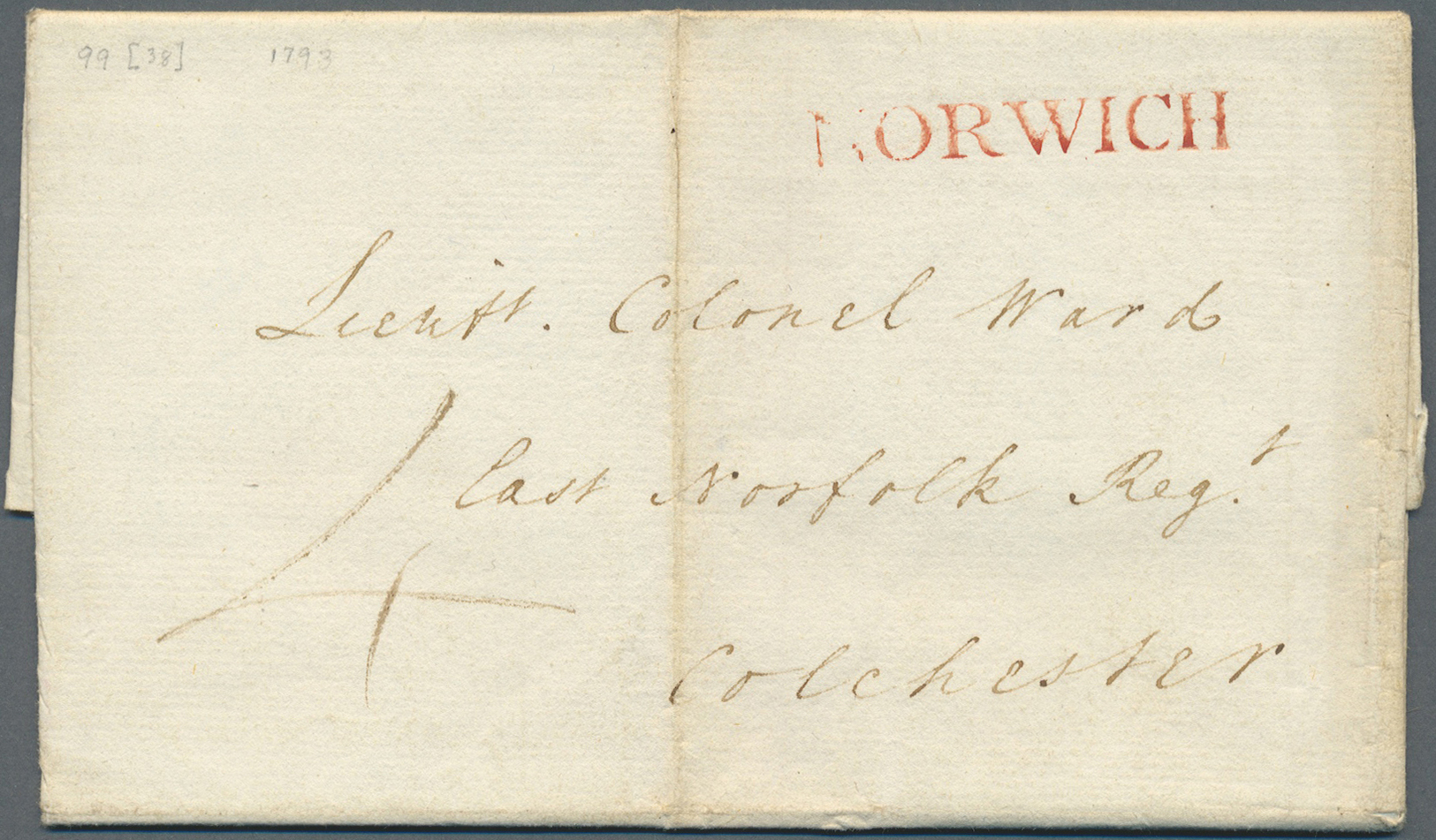 Br Großbritannien - Vorphilatelie: 1762 - 1860, Collection Off 77 Entire Folded Letters Mostly Until 18 - ...-1840 Préphilatélie