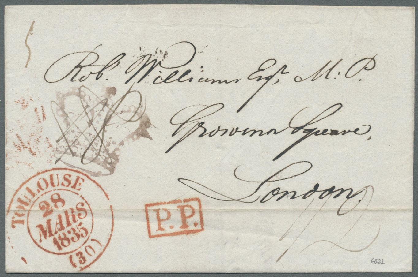 Br Großbritannien - Vorphilatelie: 1769/1850, nice lot of 207 covers with grat variety of cancellations