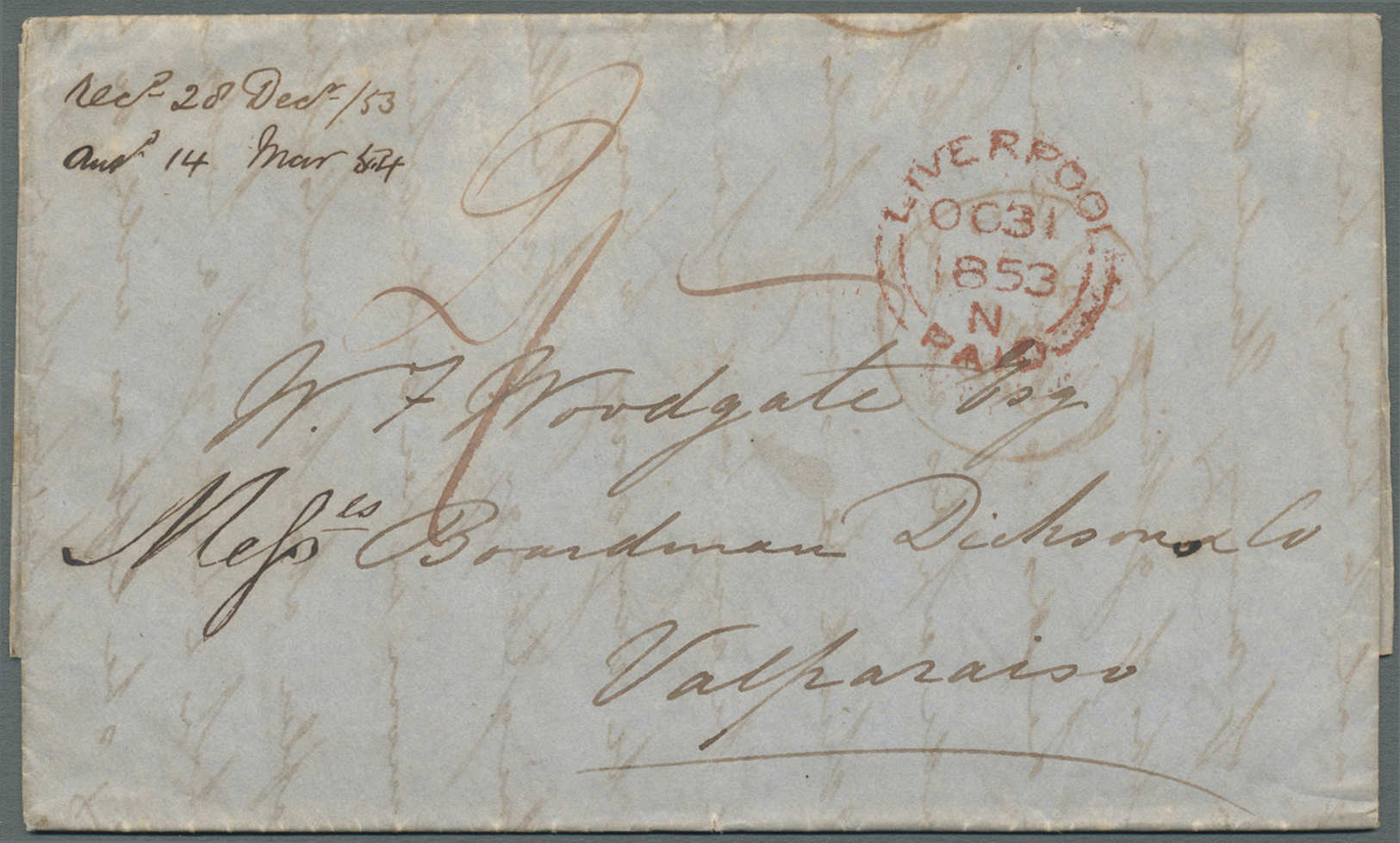 Br Großbritannien - Vorphilatelie: 1769/1850, nice lot of 207 covers with grat variety of cancellations