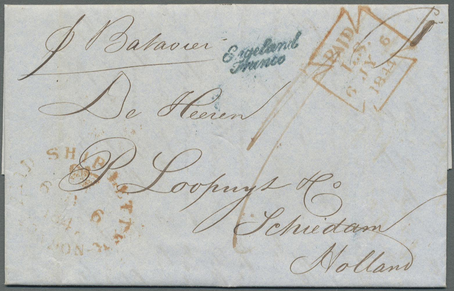 Br Großbritannien - Vorphilatelie: 1791/1850 Ca., 360 Early Covers With A Great Variety Of Cancellation - ...-1840 Voorlopers