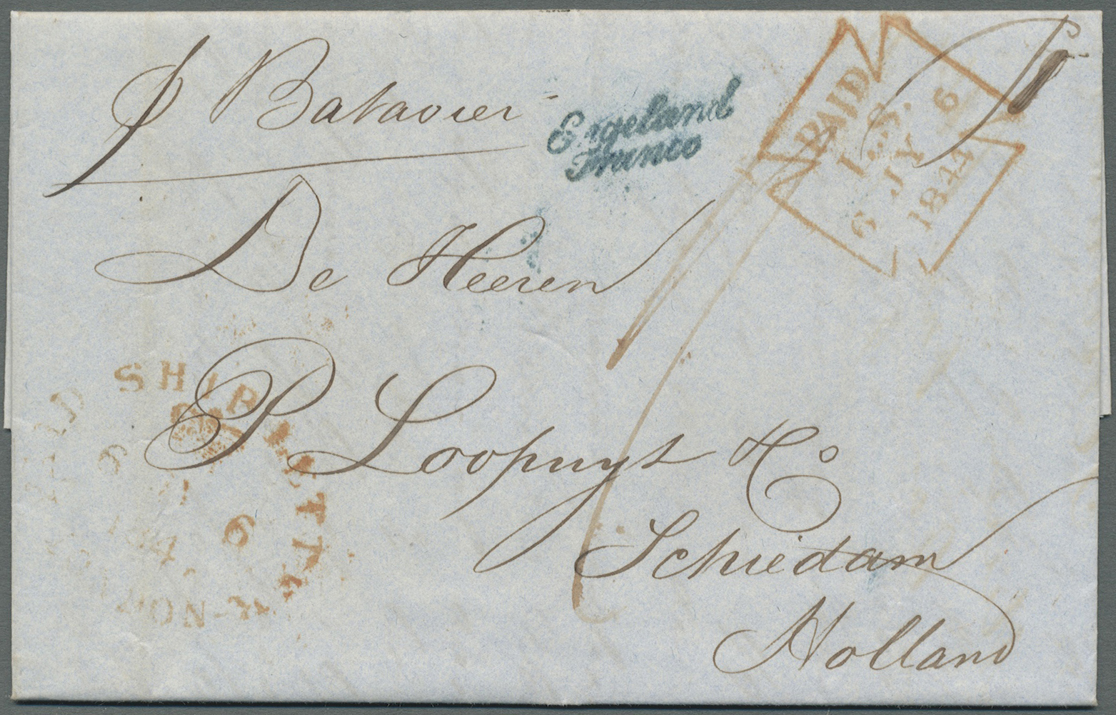 Br Großbritannien - Vorphilatelie: 1791/1850 Ca., 360 Early Covers With A Great Variety Of Cancellation - ...-1840 Préphilatélie