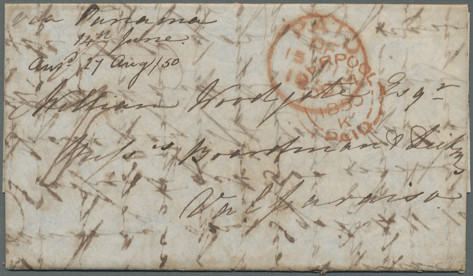 Br Großbritannien - Vorphilatelie: 1791/1850 ca., 360 early covers with a great variety of cancellation