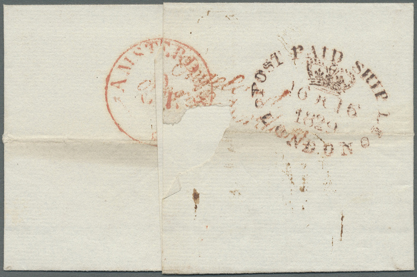 Br Großbritannien - Vorphilatelie: 1791/1850 ca., 360 early covers with a great variety of cancellation