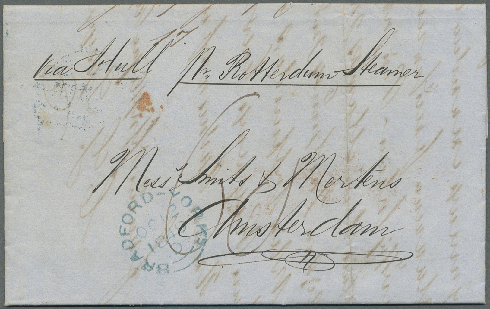 Br Großbritannien - Vorphilatelie: 1791/1850 ca., 360 early covers with a great variety of cancellation