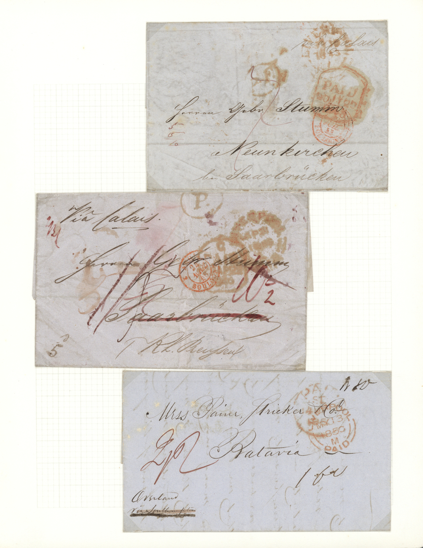 Br/GA Großbritannien: 1797/1980 (ca.), Collection Of More Than 180 Covers/cards In Two Borek Binders, Comp - Autres & Non Classés