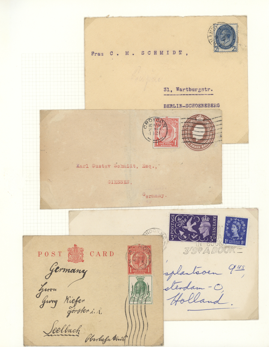 Br/GA Großbritannien: 1797/1980 (ca.), Collection Of More Than 180 Covers/cards In Two Borek Binders, Comp - Autres & Non Classés