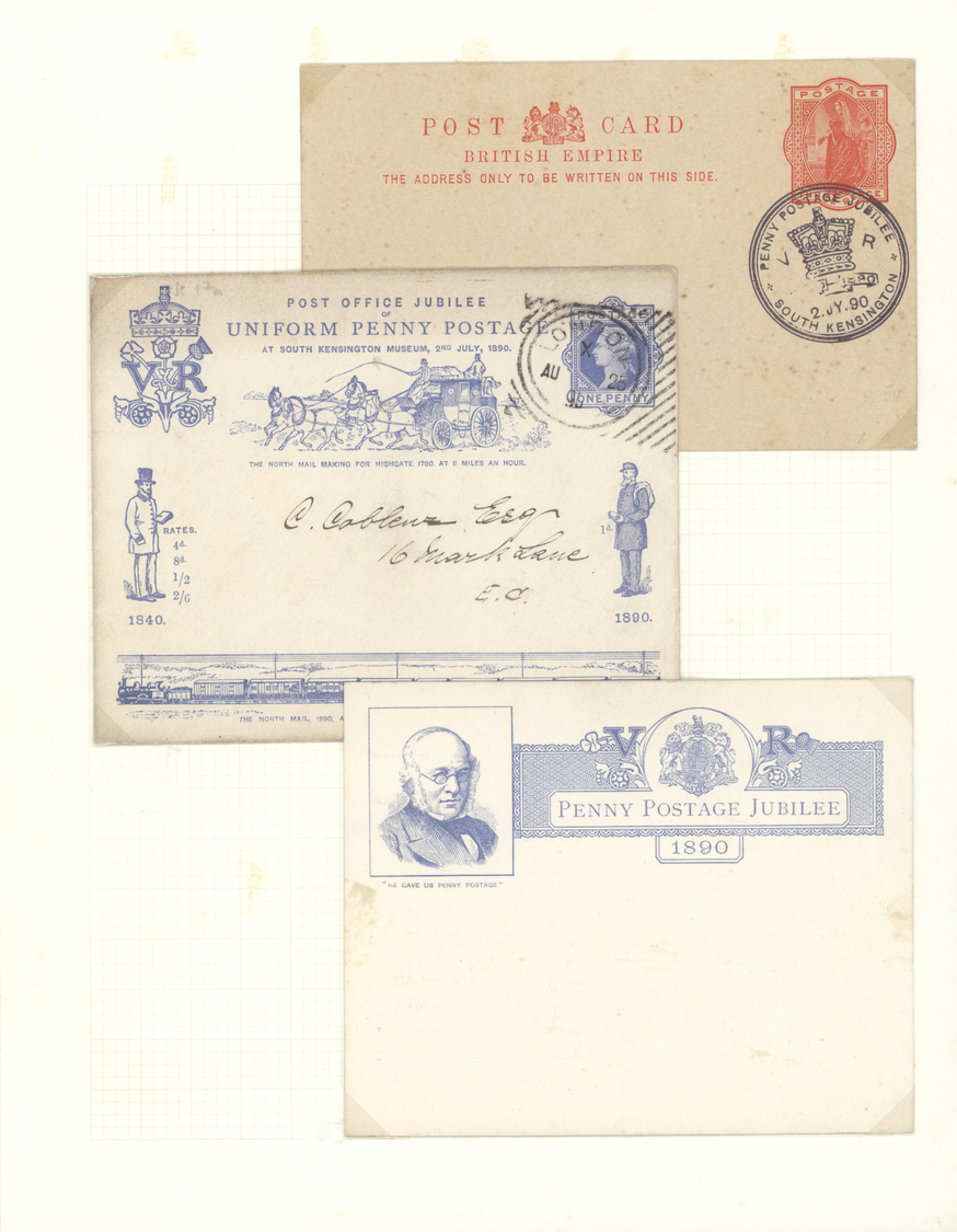 Br/GA Großbritannien: 1797/1980 (ca.), collection of more than 180 covers/cards in two Borek binders, comp