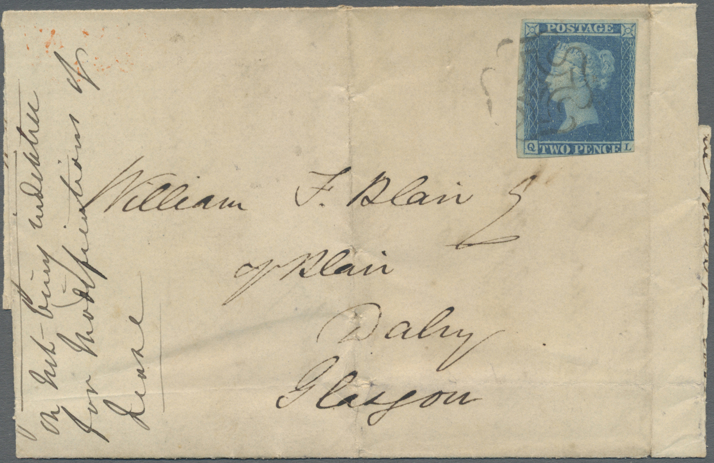 Br Großbritannien: 1838/1880 (ca.), collection of apprx. 77 covers mainly bearing frankings 1d. red and