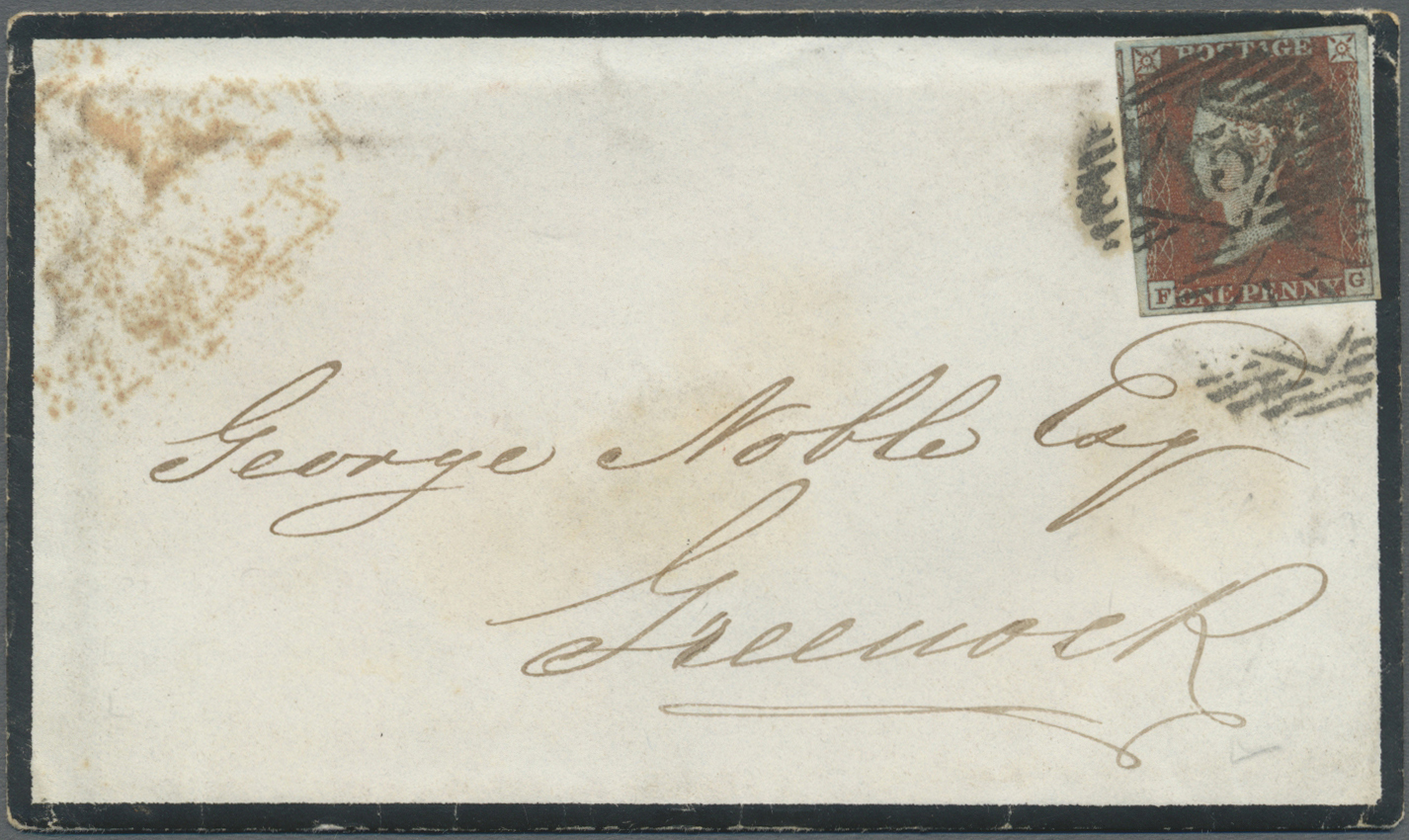 Br Großbritannien: 1838/1880 (ca.), collection of apprx. 77 covers mainly bearing frankings 1d. red and