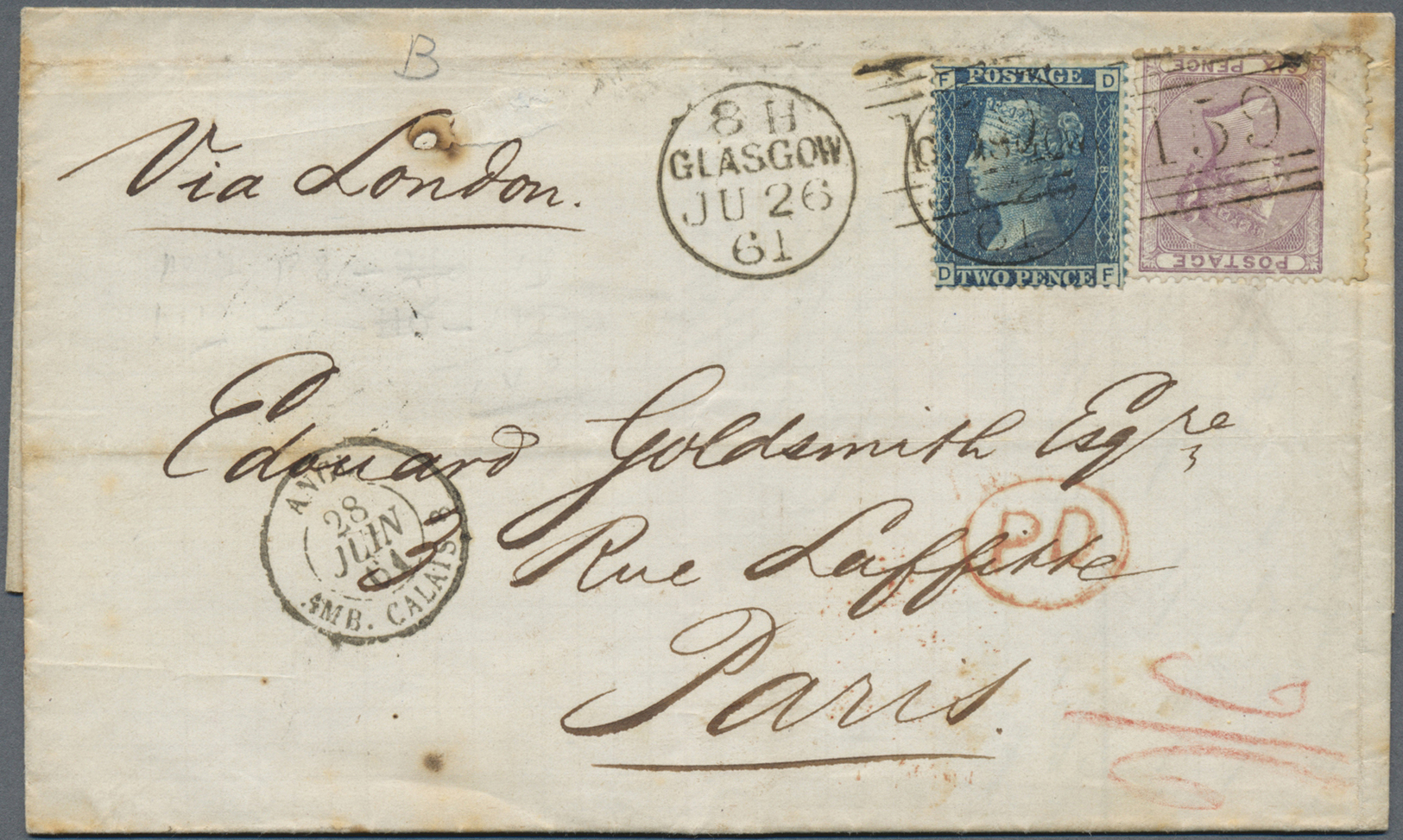 Br/GA Großbritannien: 1840/1960 (ca.), Collection Of Apprx. 260 Covers/cards/stationeries, From Lettershee - Altri & Non Classificati