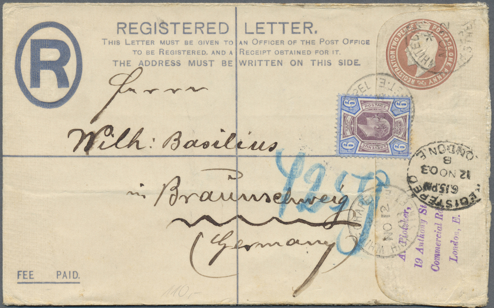 Br/GA Großbritannien: 1840/1960 (ca.), Collection Of Apprx. 260 Covers/cards/stationeries, From Lettershee - Altri & Non Classificati