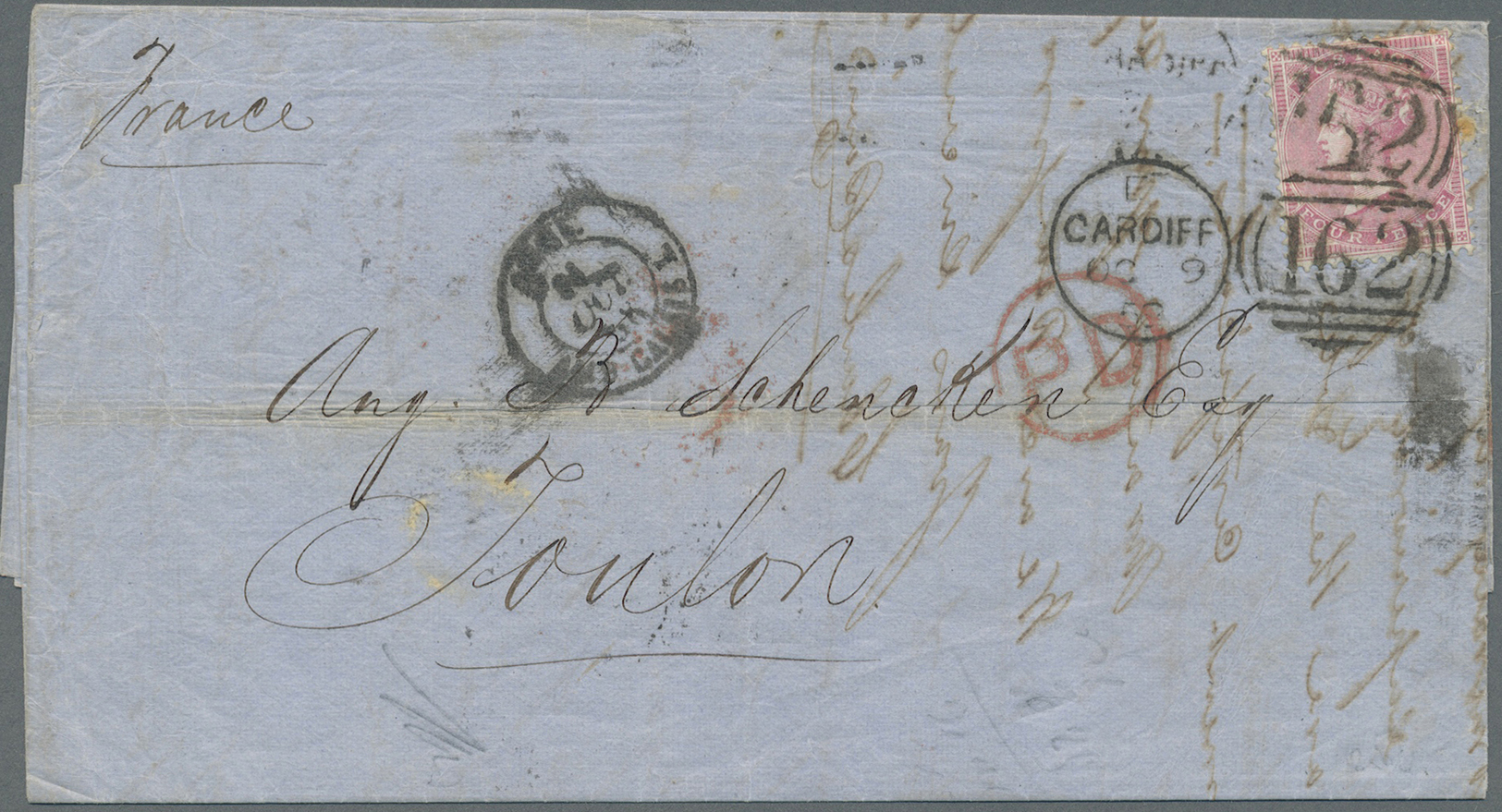 Br/GA Großbritannien: 1840/1900, lot of 38 covers, cards and some used stationery (these mainly uprated),