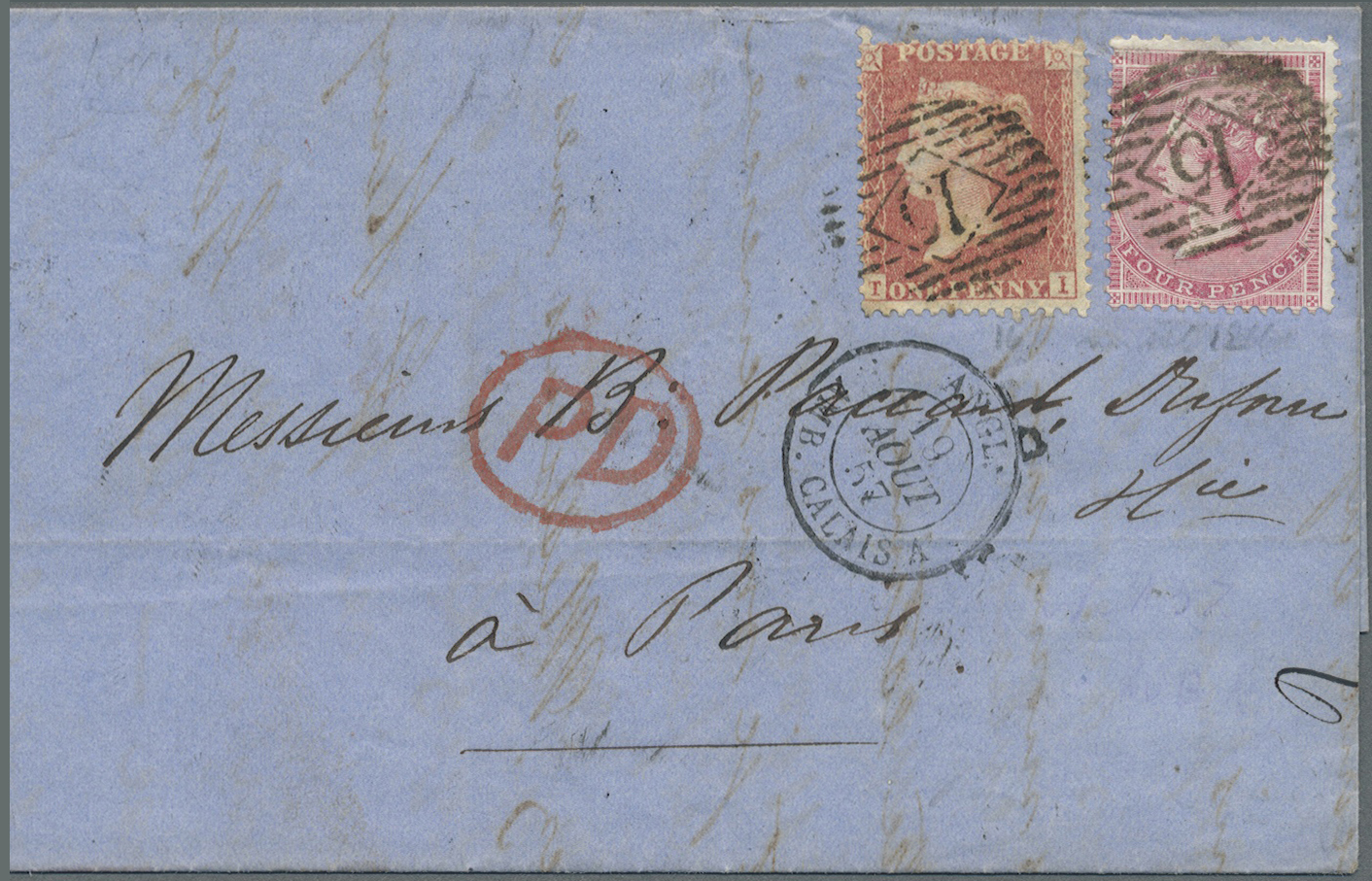 Br/GA Großbritannien: 1840/1900, lot of 38 covers, cards and some used stationery (these mainly uprated),
