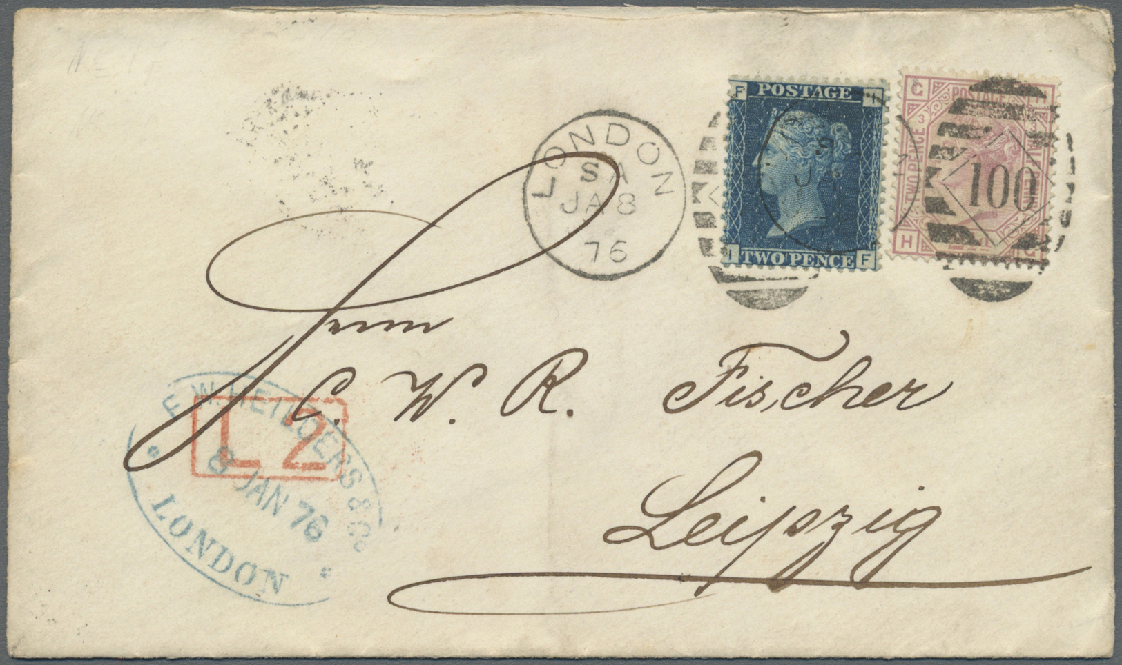 Br/GA Großbritannien: 1840/1958, Collection Of More Than 70 Covers, Cards And Used Stationeries, E.g. 1d. - Altri & Non Classificati