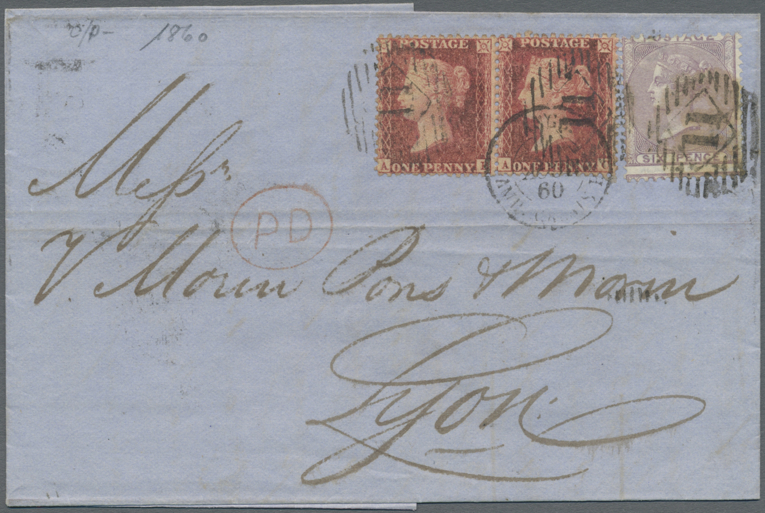 Br/GA Großbritannien: 1840/1958, Collection Of More Than 70 Covers, Cards And Used Stationeries, E.g. 1d. - Autres & Non Classés