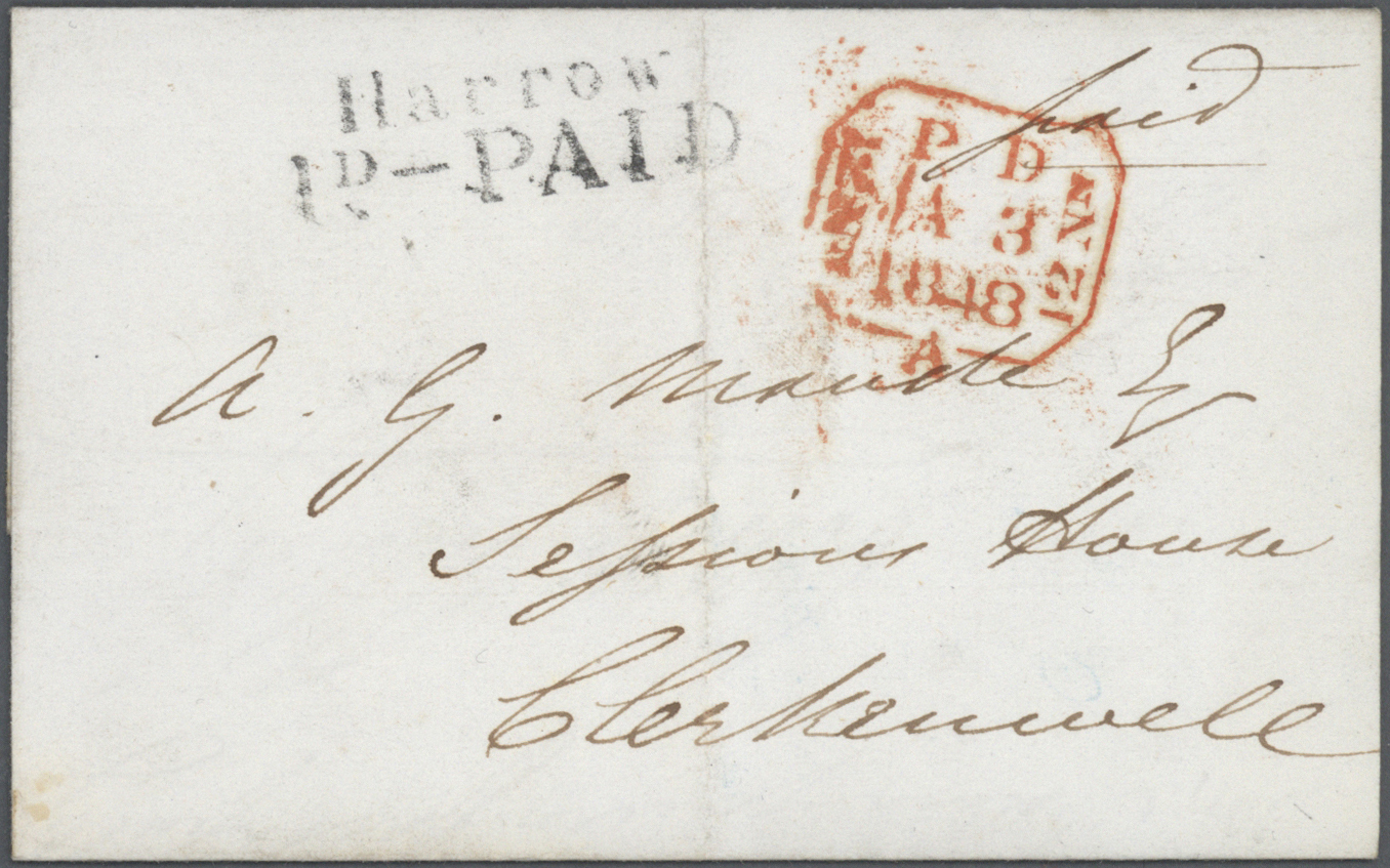 Br/GA/ Großbritannien: 1840/1955, lot of apprx. 75 covers/cards/stationeries/ppc, some better frankings, re