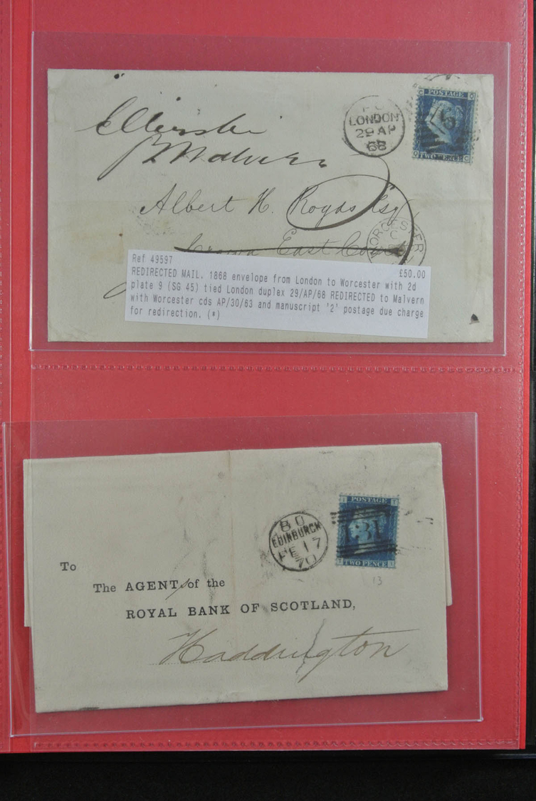 Großbritannien: 1840/1902: Great collection of single frankings, mainly in very fresh and wonderful