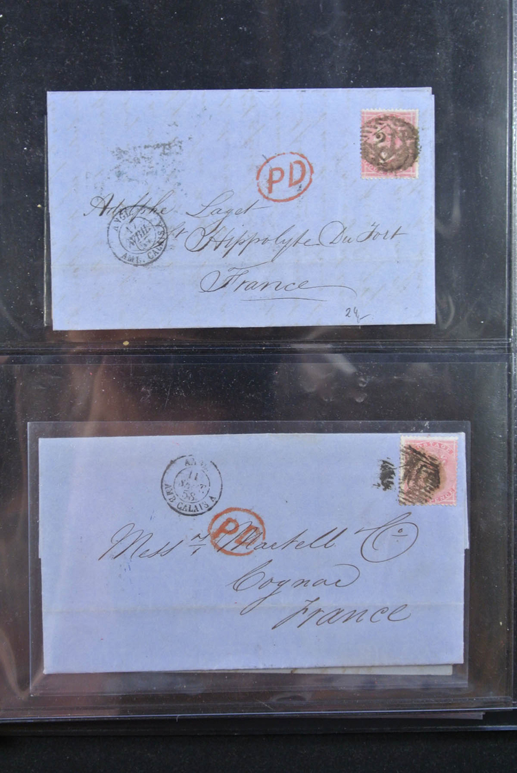 Großbritannien: 1840/1902: Great collection of single frankings, mainly in very fresh and wonderful