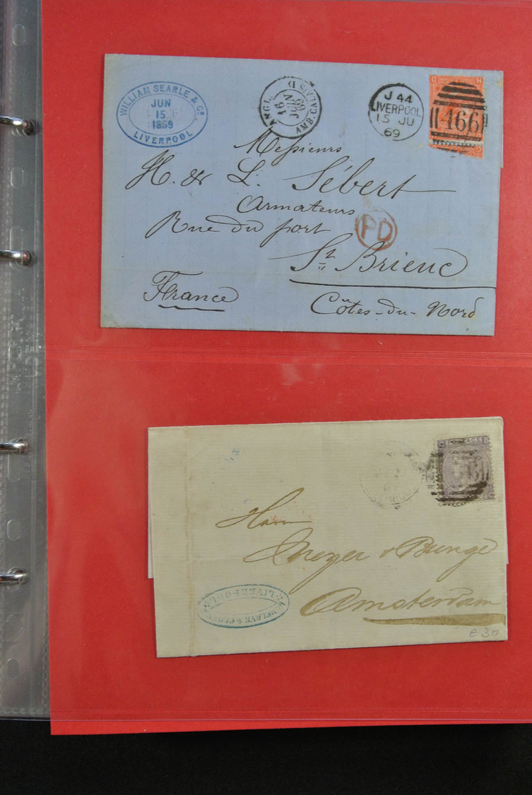 Großbritannien: 1840/1902: Great collection of single frankings, mainly in very fresh and wonderful