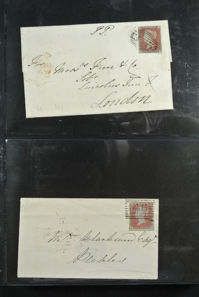 Großbritannien: 1840/1902: Great collection of single frankings, mainly in very fresh and wonderful